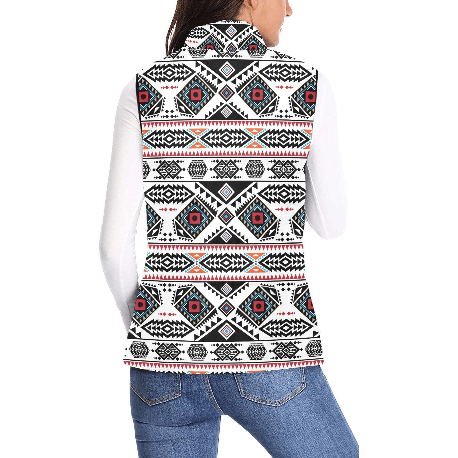 California Coast Women's Padded Vest Jacket (Model H44) Women's Padded Vest Jacket (H44) e-joyer