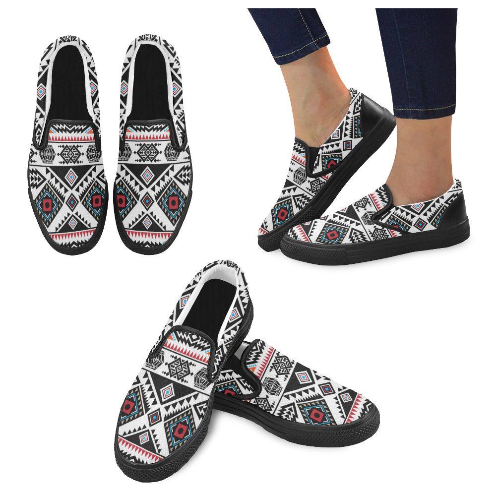 California Coast Women's Unusual Slip-on Canvas Shoes (Model 019) Women's Unusual Slip-on Canvas Shoes (019) e-joyer