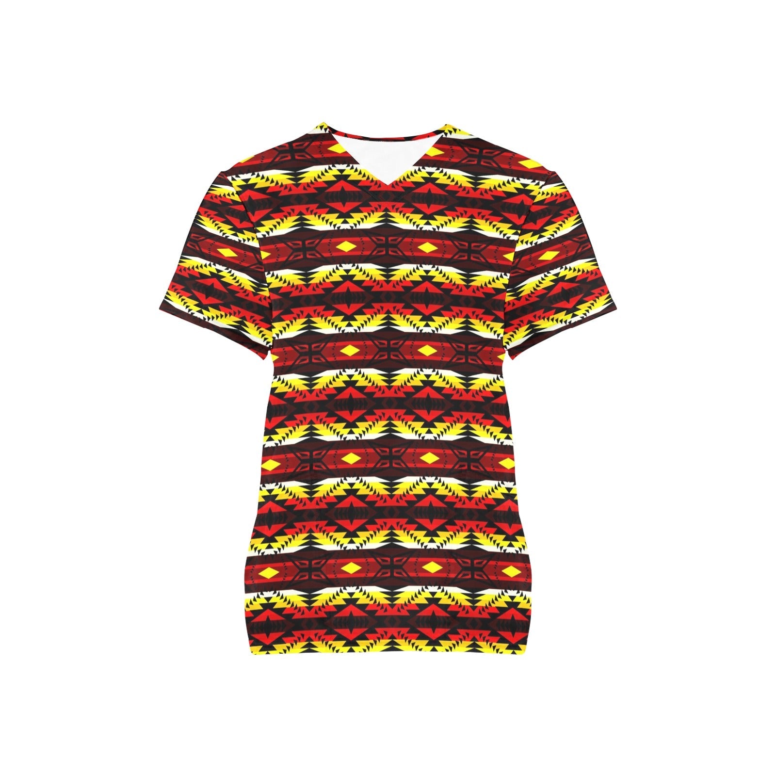 Canyon War Party All Over Print Scrub Top Scrub Top e-joyer