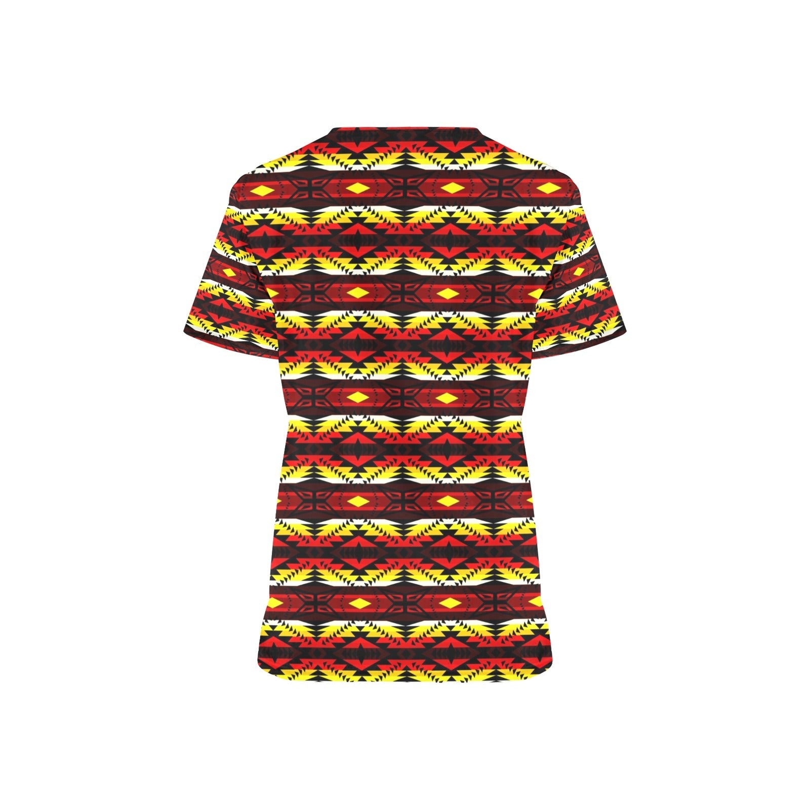 Canyon War Party All Over Print Scrub Top Scrub Top e-joyer