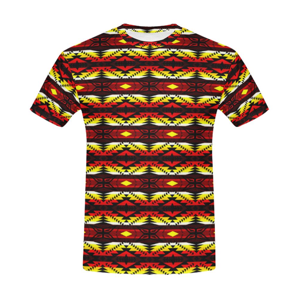 Canyon War Party All Over Print T-Shirt for Men (USA Size) (Model T40) All Over Print T-Shirt for Men (T40) e-joyer