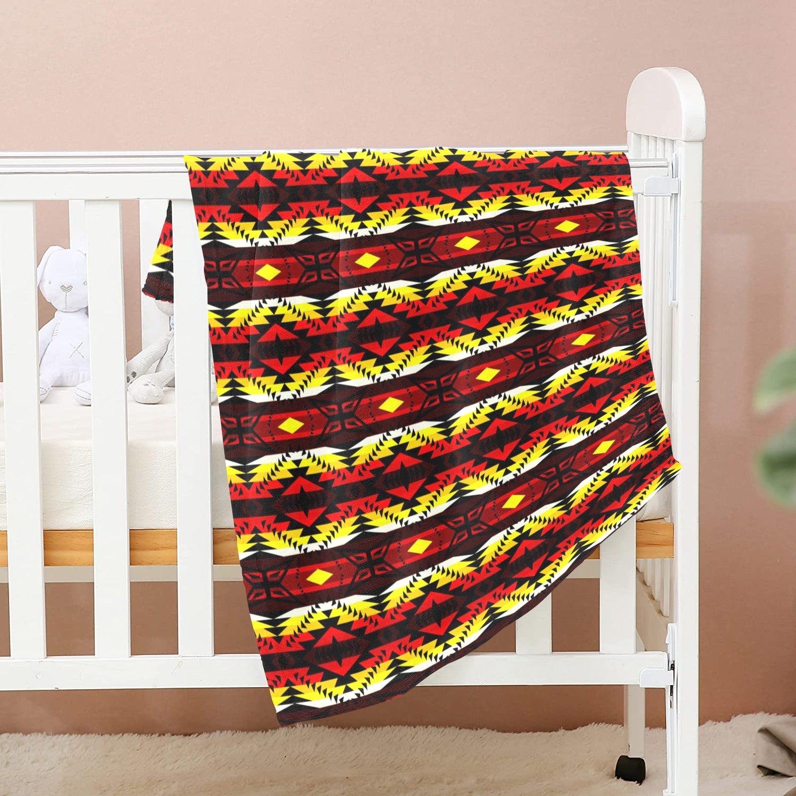 Canyon War Party Baby Blanket 30"x40" Baby Blanket 30"x40" e-joyer
