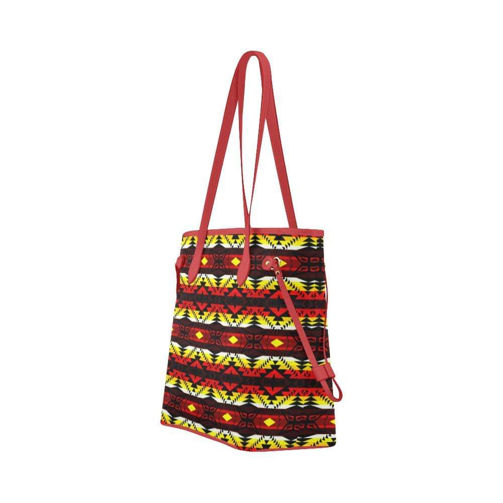 Canyon War Party Clover Canvas Tote Bag (Model 1661) Clover Canvas Tote Bag (1661) e-joyer