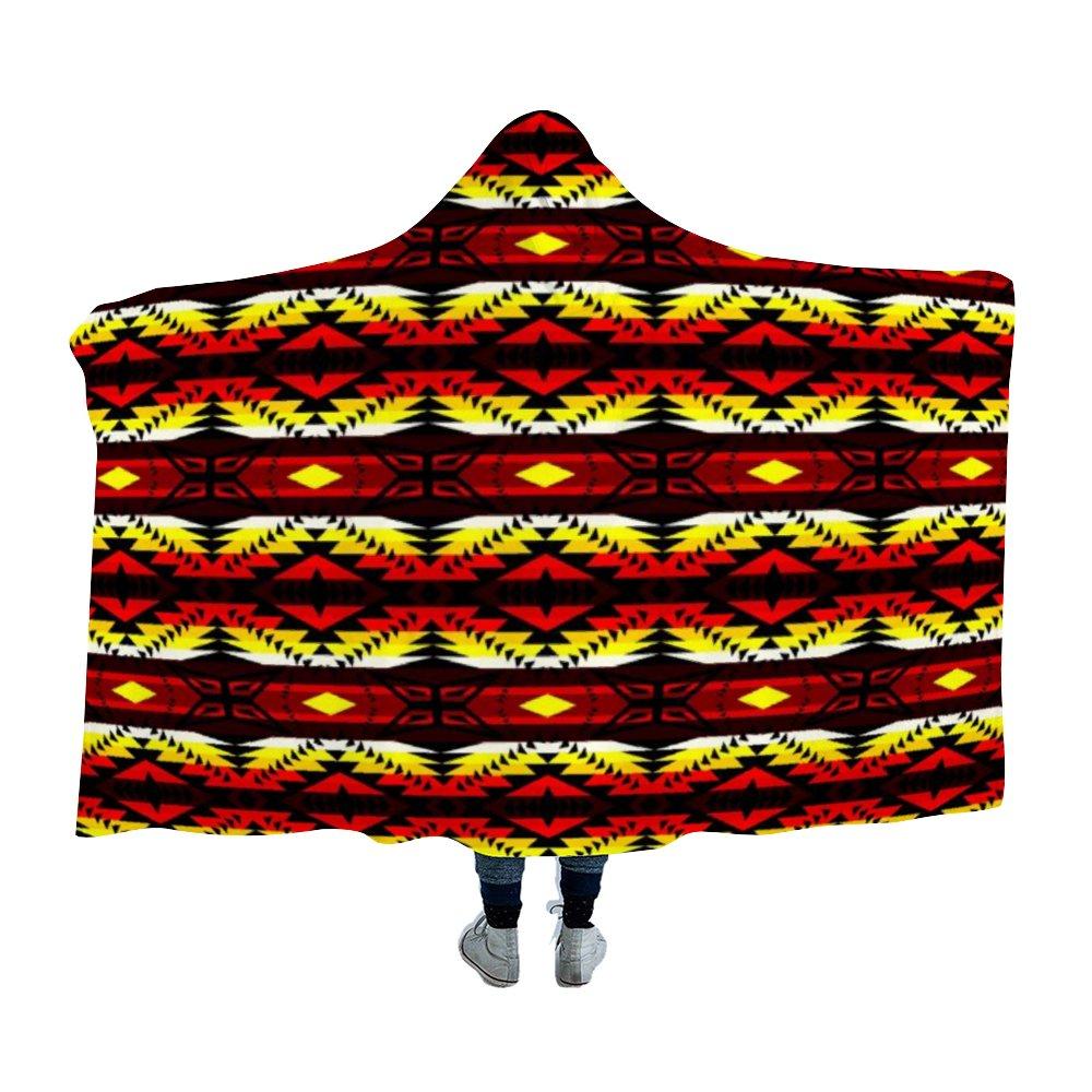 Canyon War Party Hooded Blanket 49 Dzine