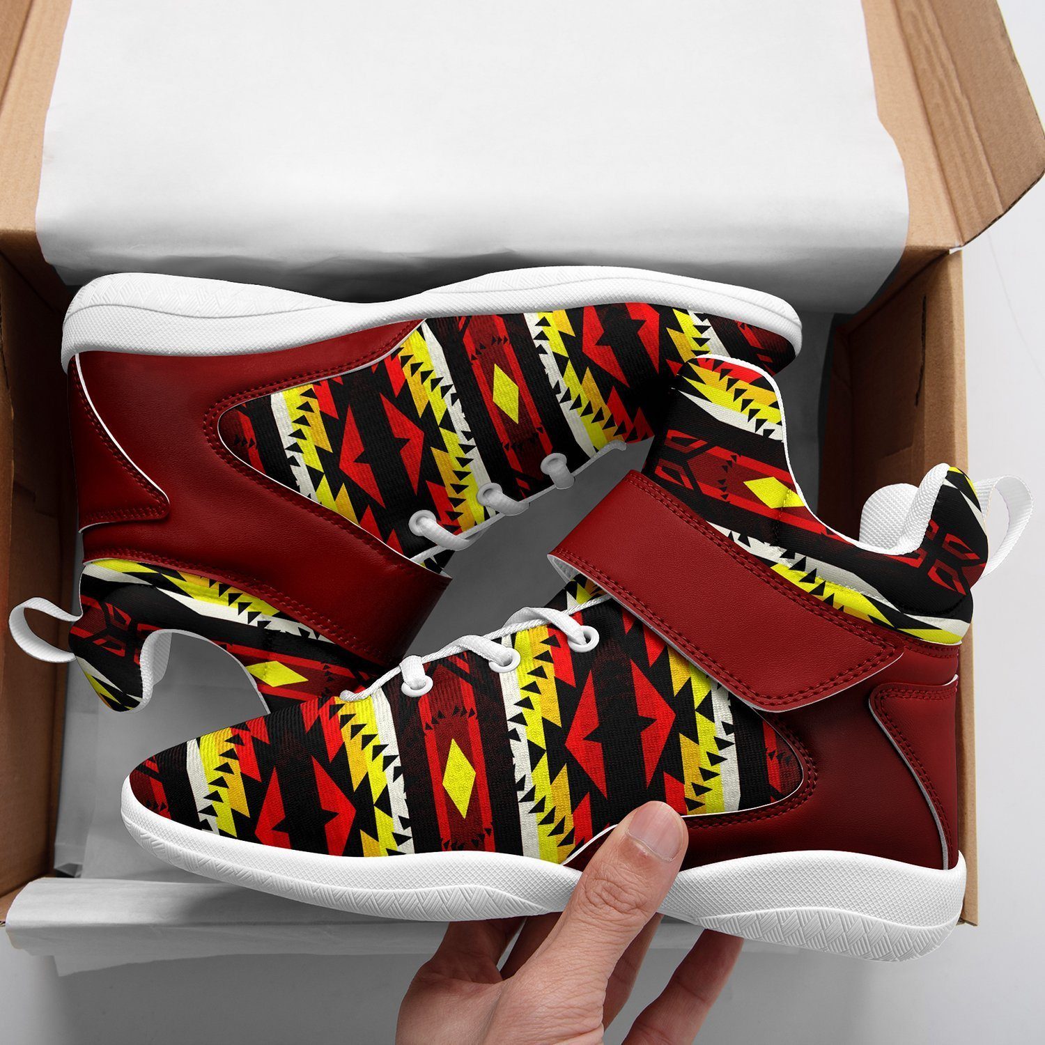 Canyon War Party Kid's Ipottaa Basketball / Sport High Top Shoes 49 Dzine