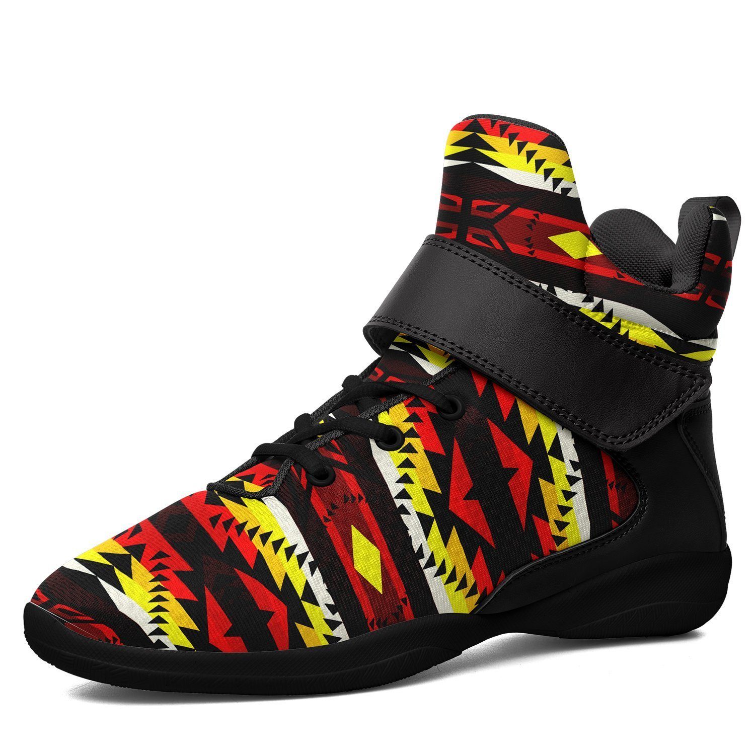 Canyon War Party Kid's Ipottaa Basketball / Sport High Top Shoes 49 Dzine US Child 12.5 / EUR 30 Black Sole with Black Strap