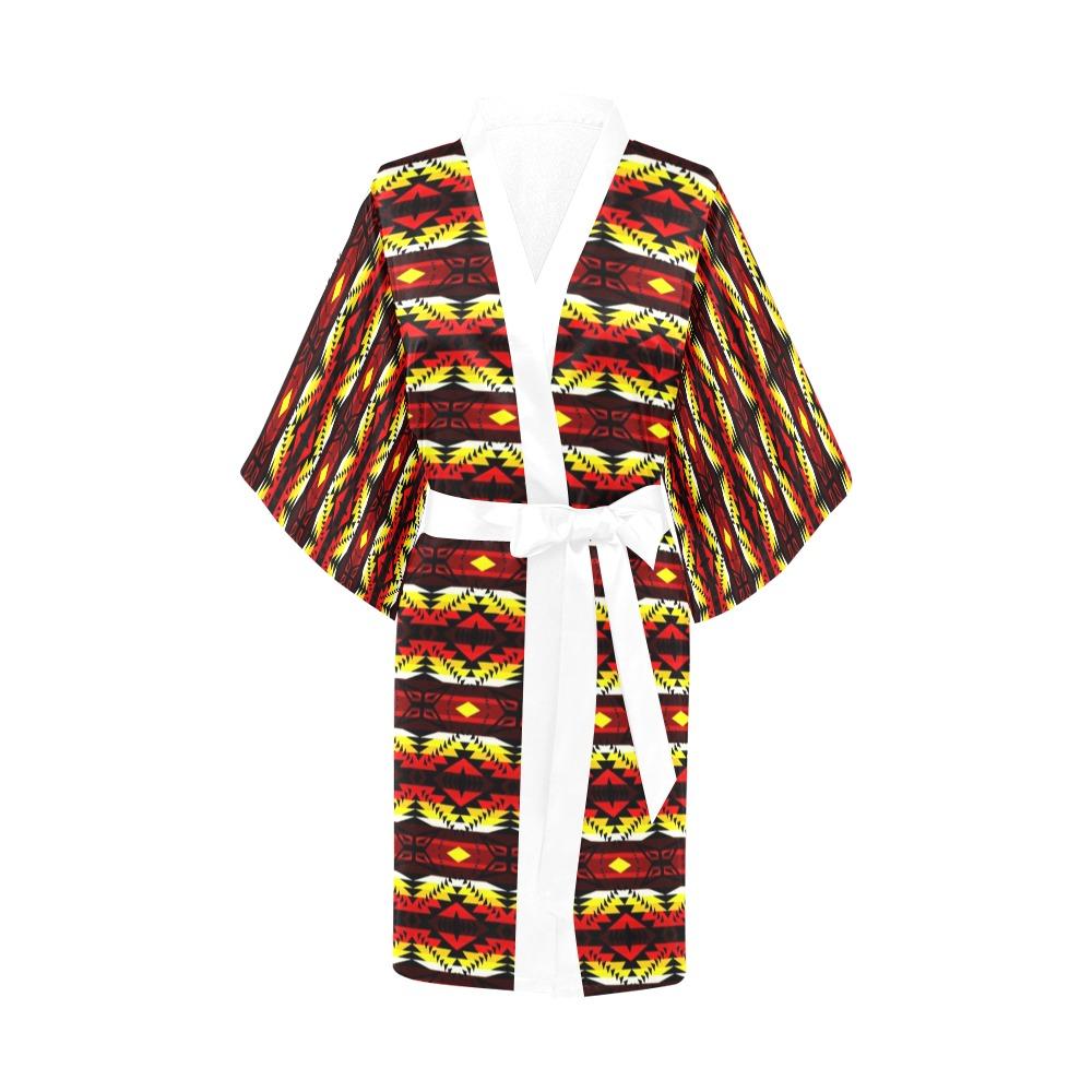 Canyon War Party Kimono Robe Artsadd
