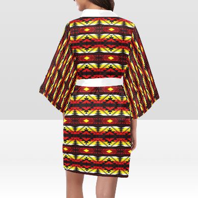 Canyon War Party Kimono Robe Artsadd