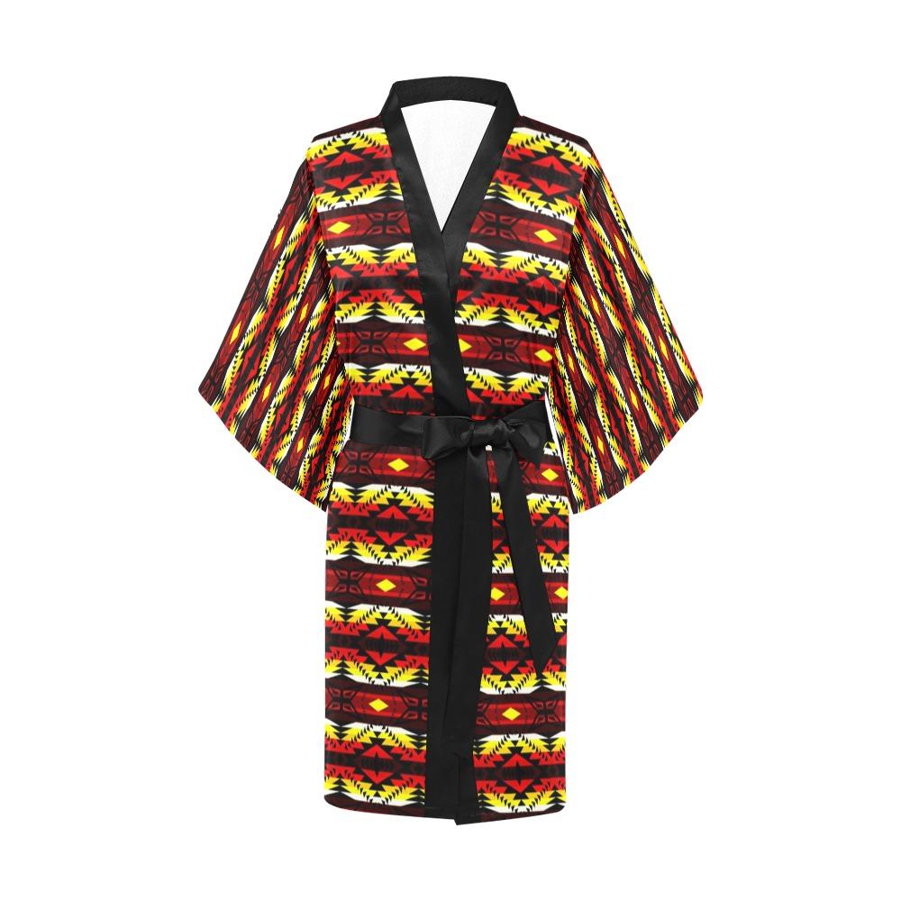 Canyon War Party Kimono Robe Artsadd