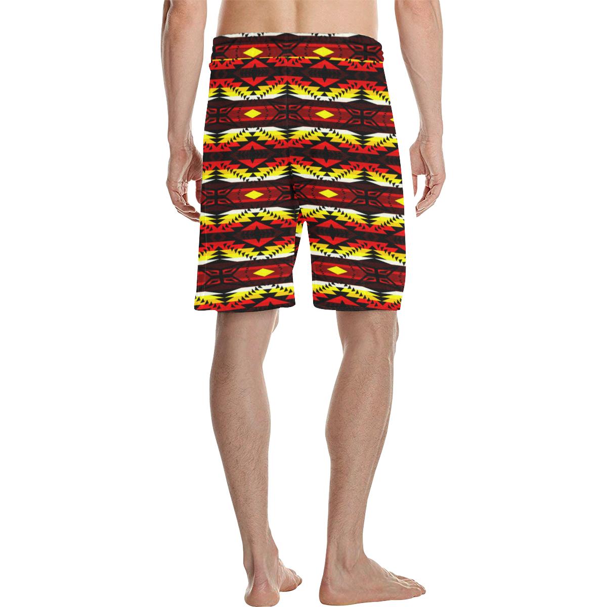 Canyon War Party Men's All Over Print Casual Shorts (Model L23) Men's Casual Shorts (L23) e-joyer