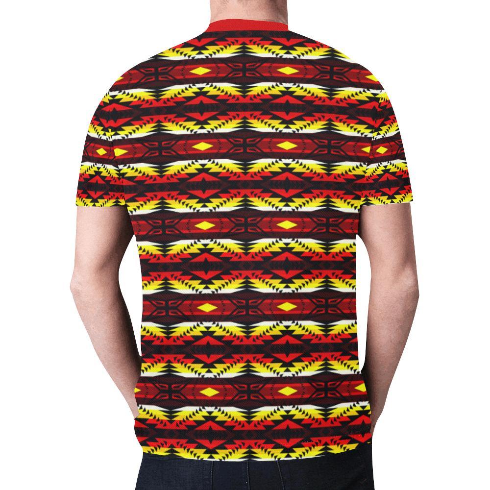 Canyon War Party New All Over Print T-shirt for Men/Large Size (Model T45) New All Over Print T-shirt for Men/Large (T45) e-joyer