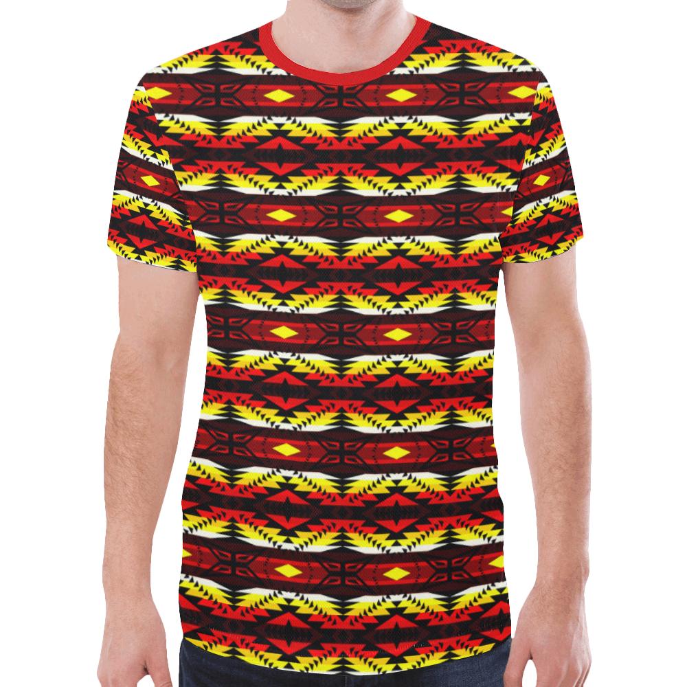 Canyon War Party New All Over Print T-shirt for Men/Large Size (Model T45) New All Over Print T-shirt for Men/Large (T45) e-joyer