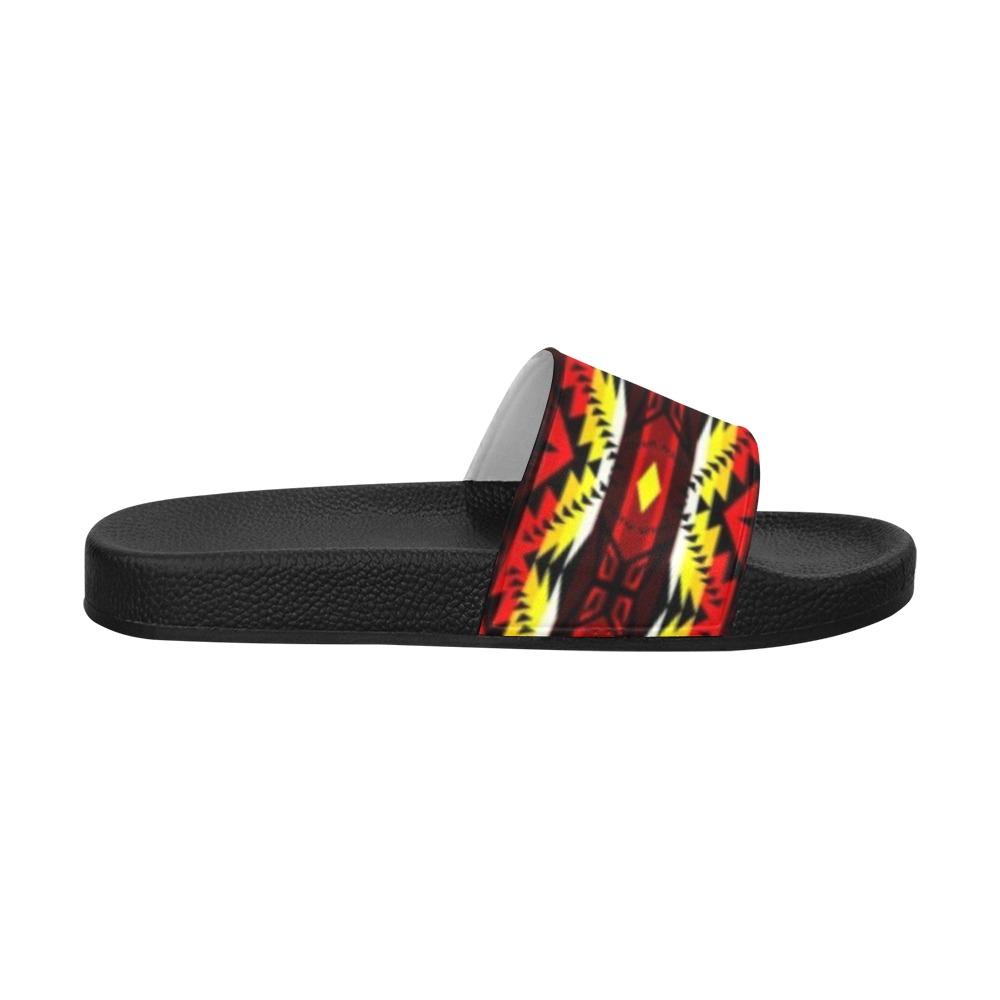 Canyon War Party Women's Slide Sandals (Model 057) Women's Slide Sandals (057) e-joyer