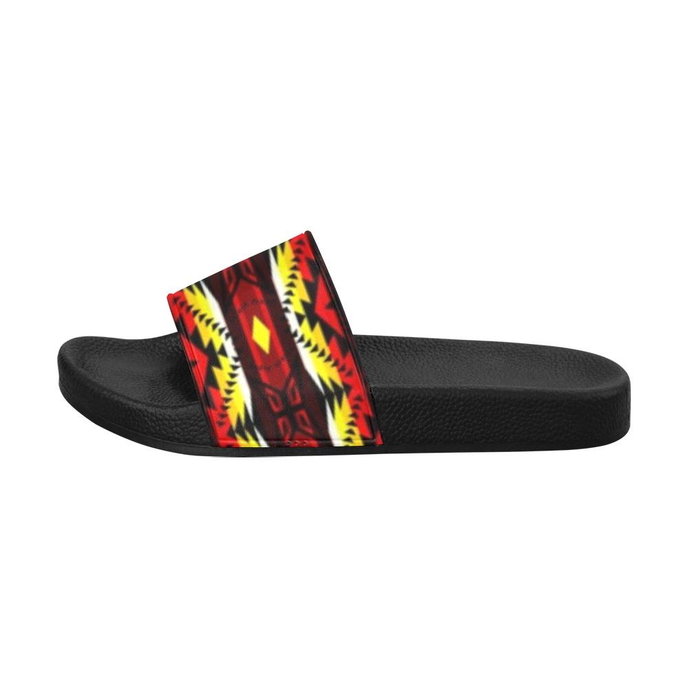 Canyon War Party Women's Slide Sandals (Model 057) Women's Slide Sandals (057) e-joyer