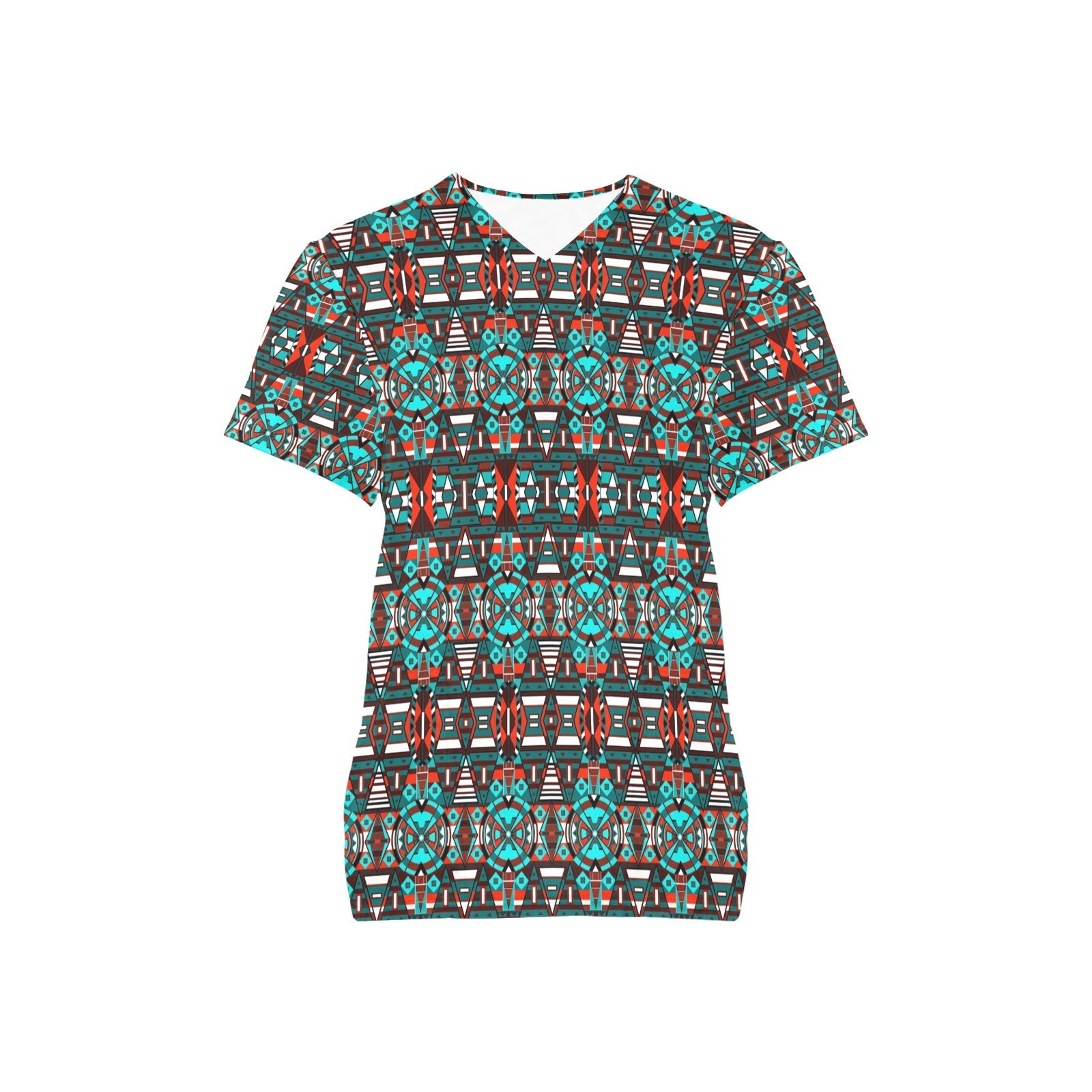 Captive Winter All Over Print Scrub Top Scrub Top e-joyer