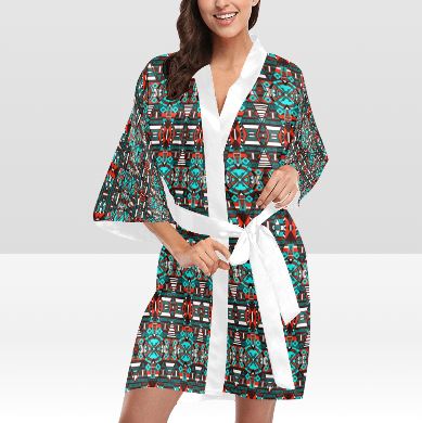 Captive Winter Kimono Robe Artsadd
