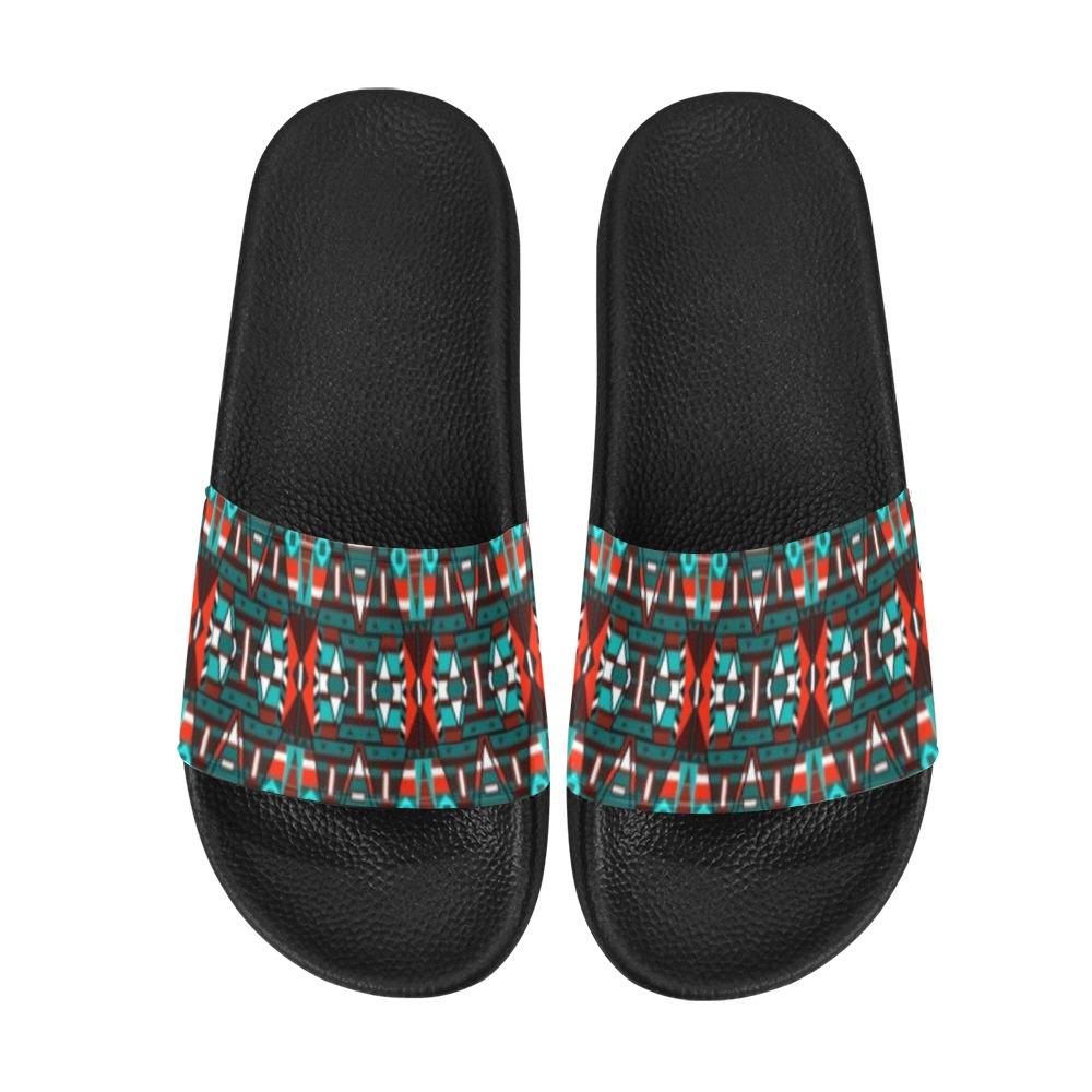 Captive Winter Men's Slide Sandals (Model 057) Men's Slide Sandals (057) e-joyer