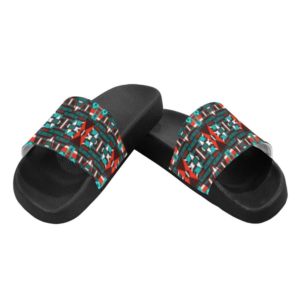 Captive Winter Men's Slide Sandals (Model 057) Men's Slide Sandals (057) e-joyer