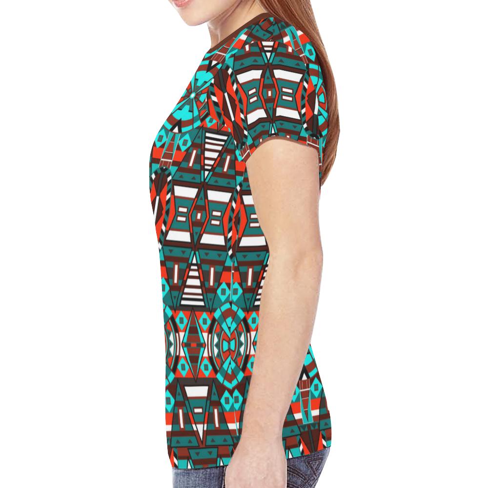 Captive Winter New All Over Print T-shirt for Women (Model T45) New All Over Print T-shirt for Women (T45) e-joyer