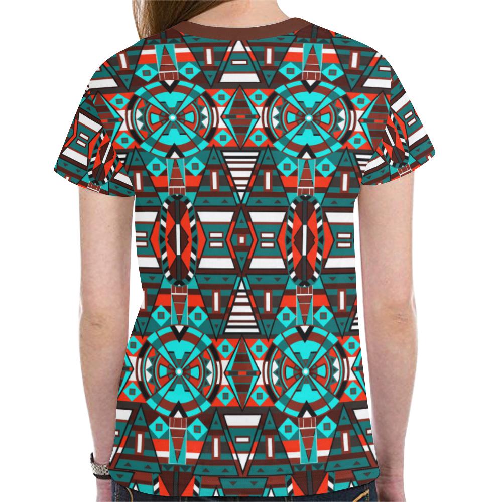 Captive Winter New All Over Print T-shirt for Women (Model T45) New All Over Print T-shirt for Women (T45) e-joyer