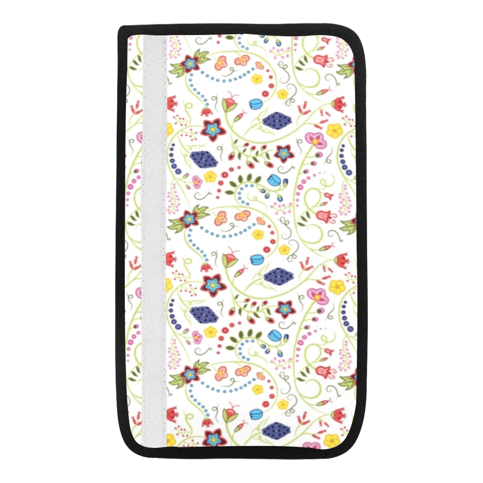 Fresh Fleur Car Seat Belt Cover 7''x12.6'' (Pack of 2)