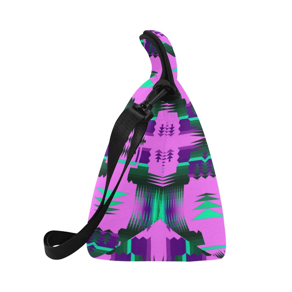 Cheyenne Sunset Sage Large Insulated Neoprene Lunch Bag That Replaces Your Purse (Model 1669) Neoprene Lunch Bag/Large (1669) e-joyer