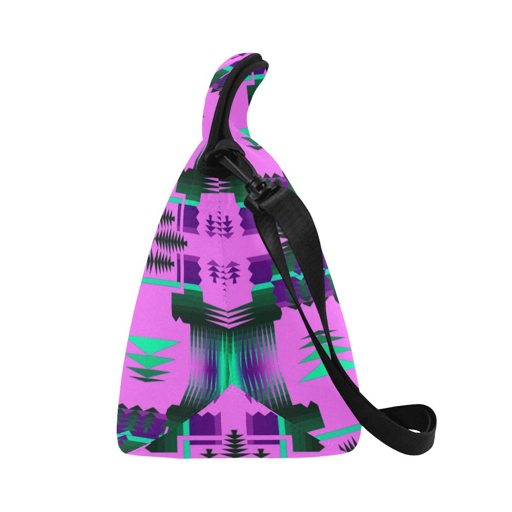 Cheyenne Sunset Sage Large Insulated Neoprene Lunch Bag That Replaces Your Purse (Model 1669) Neoprene Lunch Bag/Large (1669) e-joyer