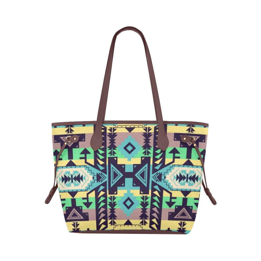 Chiefs Mountain 100 Clover Canvas Tote Bag (Model 1661) Clover Canvas Tote Bag (1661) e-joyer