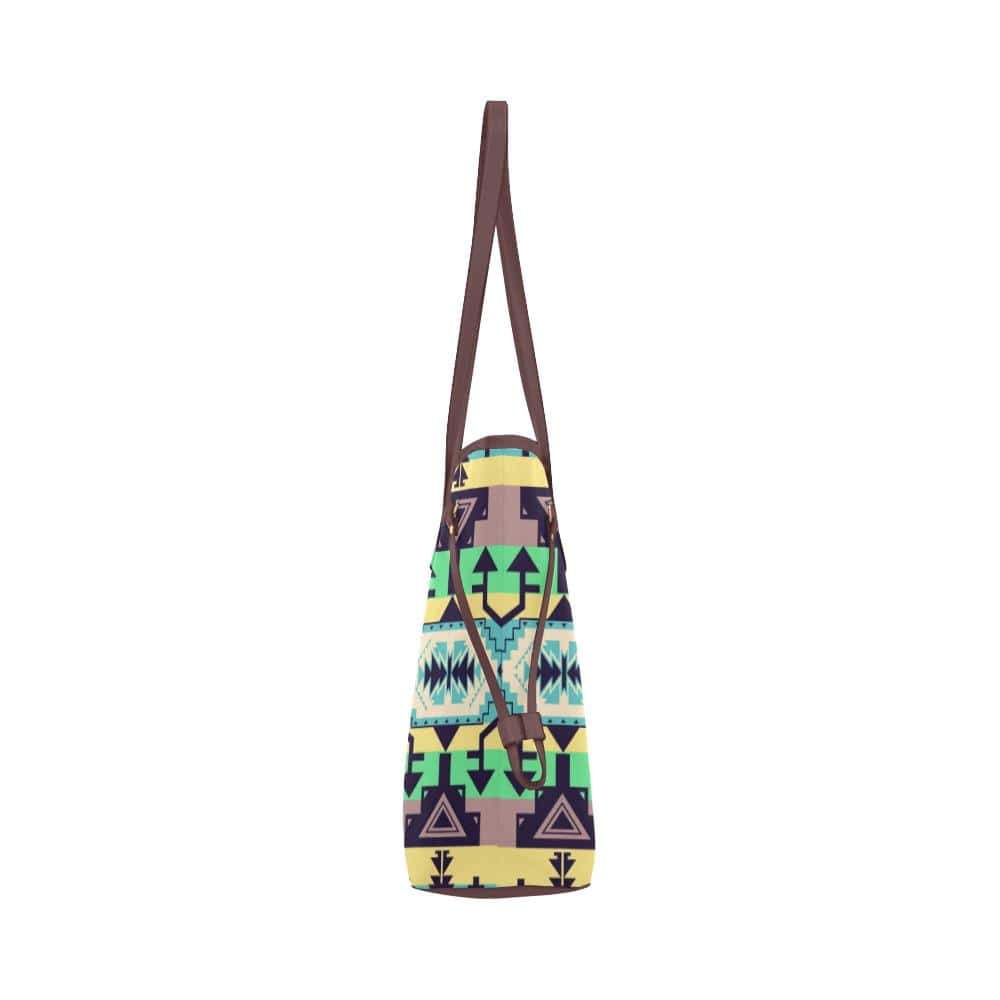 Chiefs Mountain 100 Clover Canvas Tote Bag (Model 1661) Clover Canvas Tote Bag (1661) e-joyer