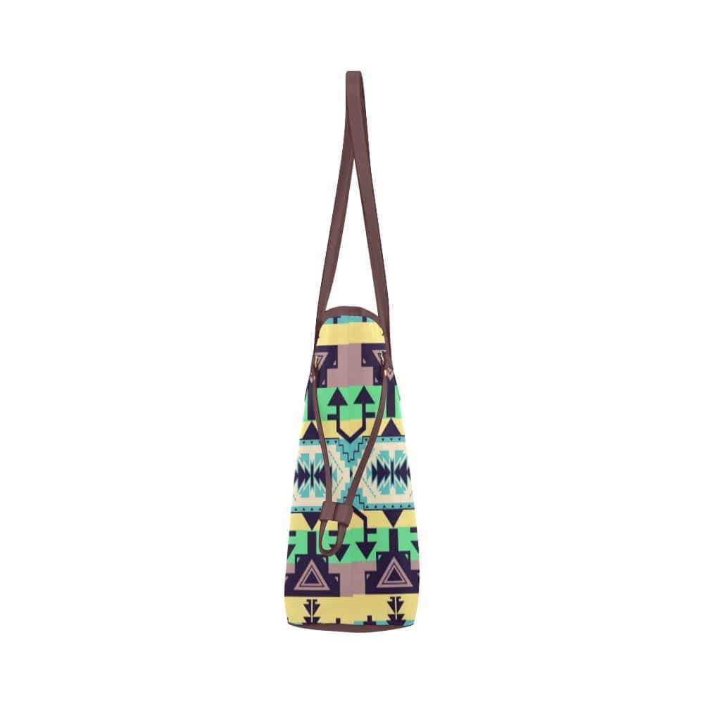 Chiefs Mountain 100 Clover Canvas Tote Bag (Model 1661) Clover Canvas Tote Bag (1661) e-joyer