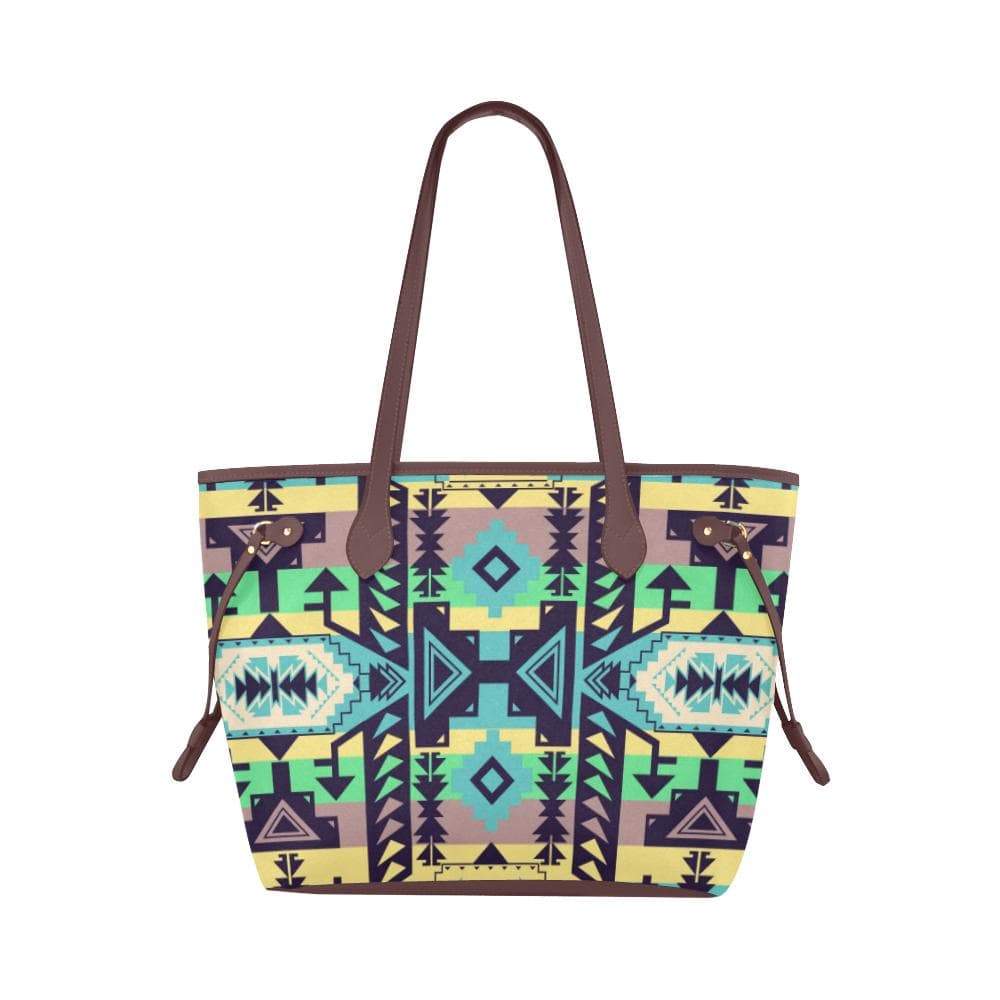 Chiefs Mountain 100 Clover Canvas Tote Bag (Model 1661) Clover Canvas Tote Bag (1661) e-joyer