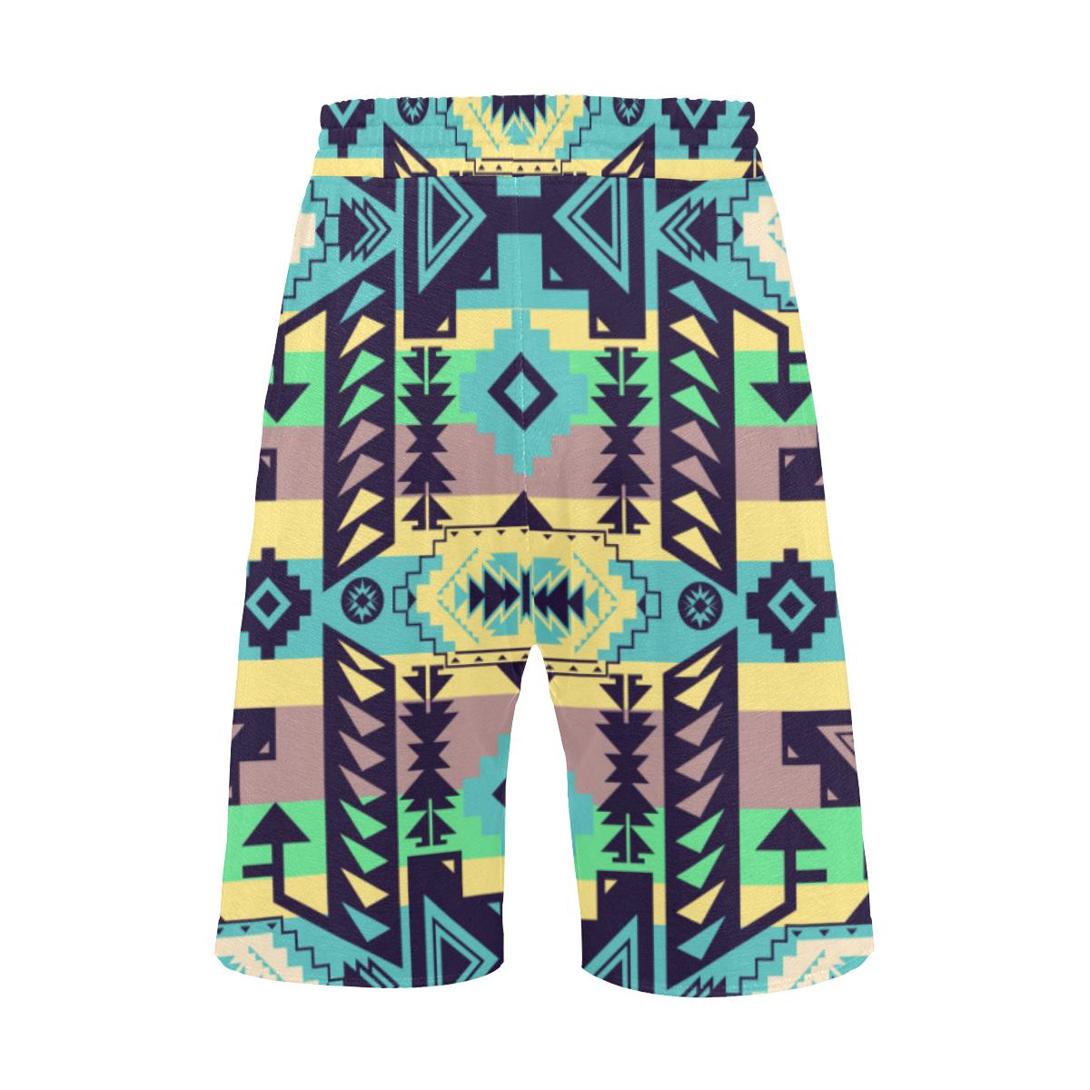 Chiefs Mountain 100 Men's All Over Print Casual Shorts (Model L23) Men's Casual Shorts (L23) e-joyer