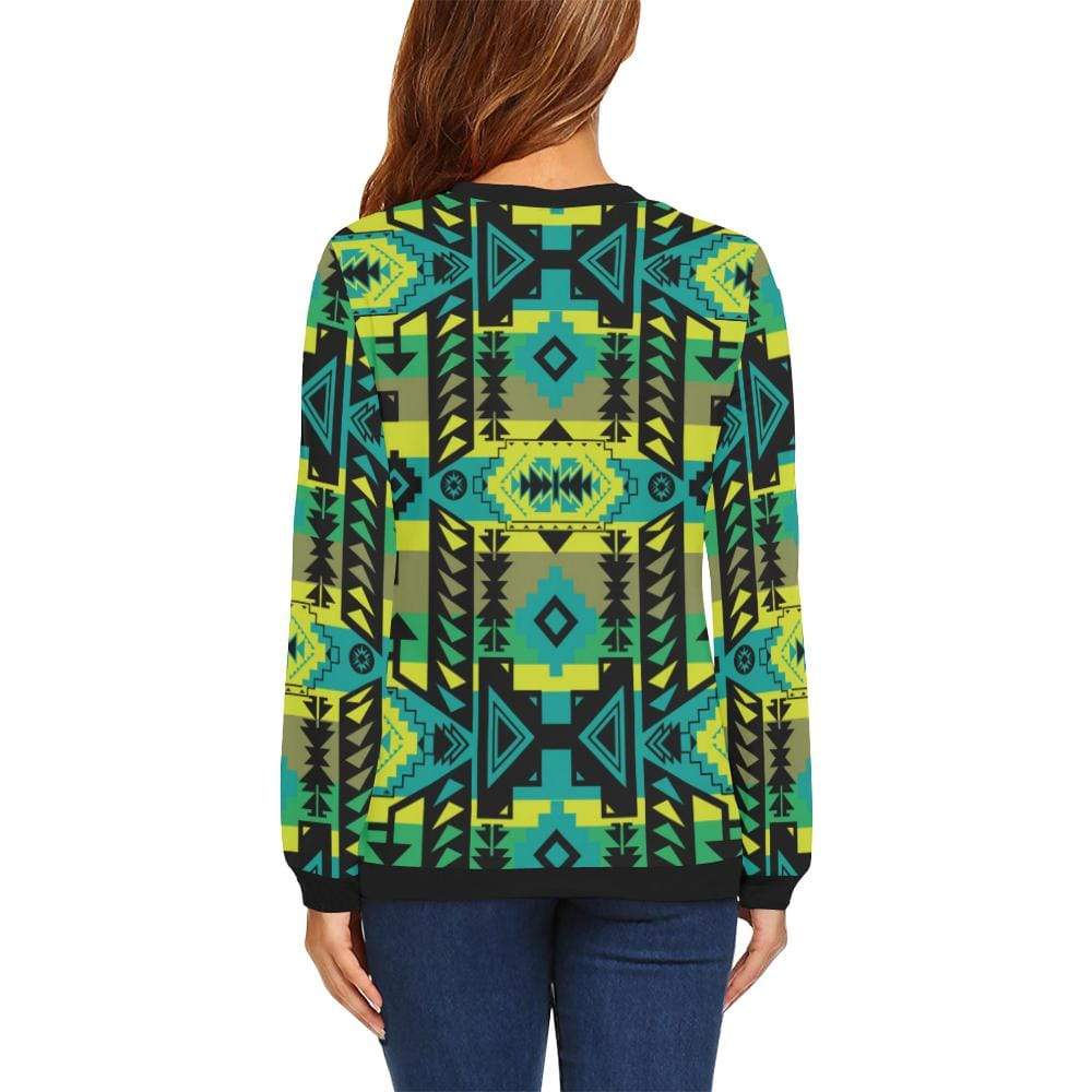 Chiefs Mountain All Over Print Crewneck Sweatshirt for Women (Model H18) Crewneck Sweatshirt for Women (H18) e-joyer