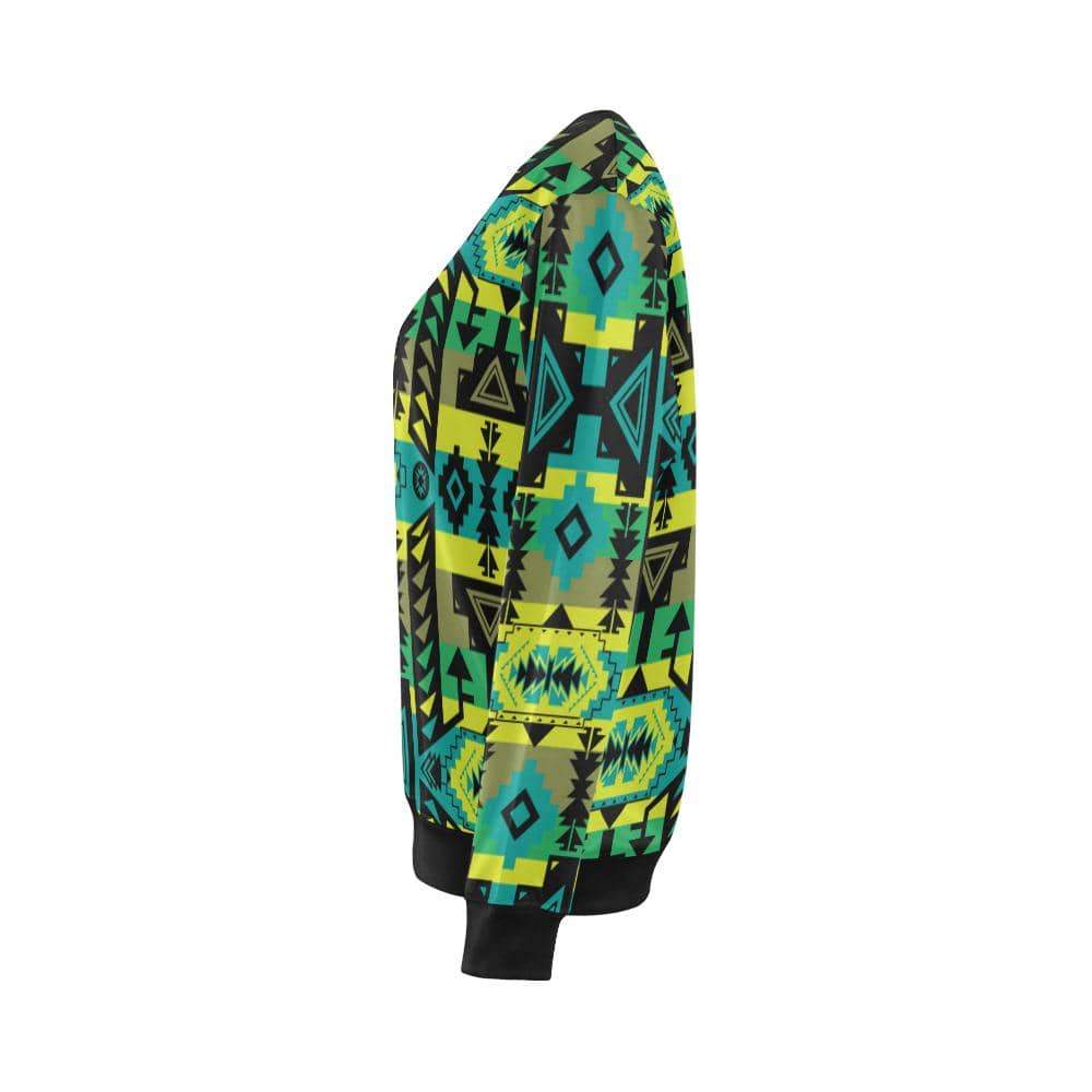 Chiefs Mountain All Over Print Crewneck Sweatshirt for Women (Model H18) Crewneck Sweatshirt for Women (H18) e-joyer