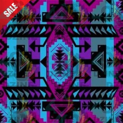 Chiefs Mountain Berry Cotton Poplin Fabric By the Yard Fabric NBprintex