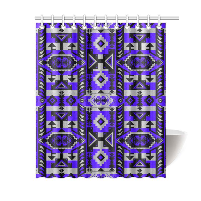 Chiefs Mountain Blue Ridge Shower Curtain 60"x72" Shower Curtain 60"x72" e-joyer