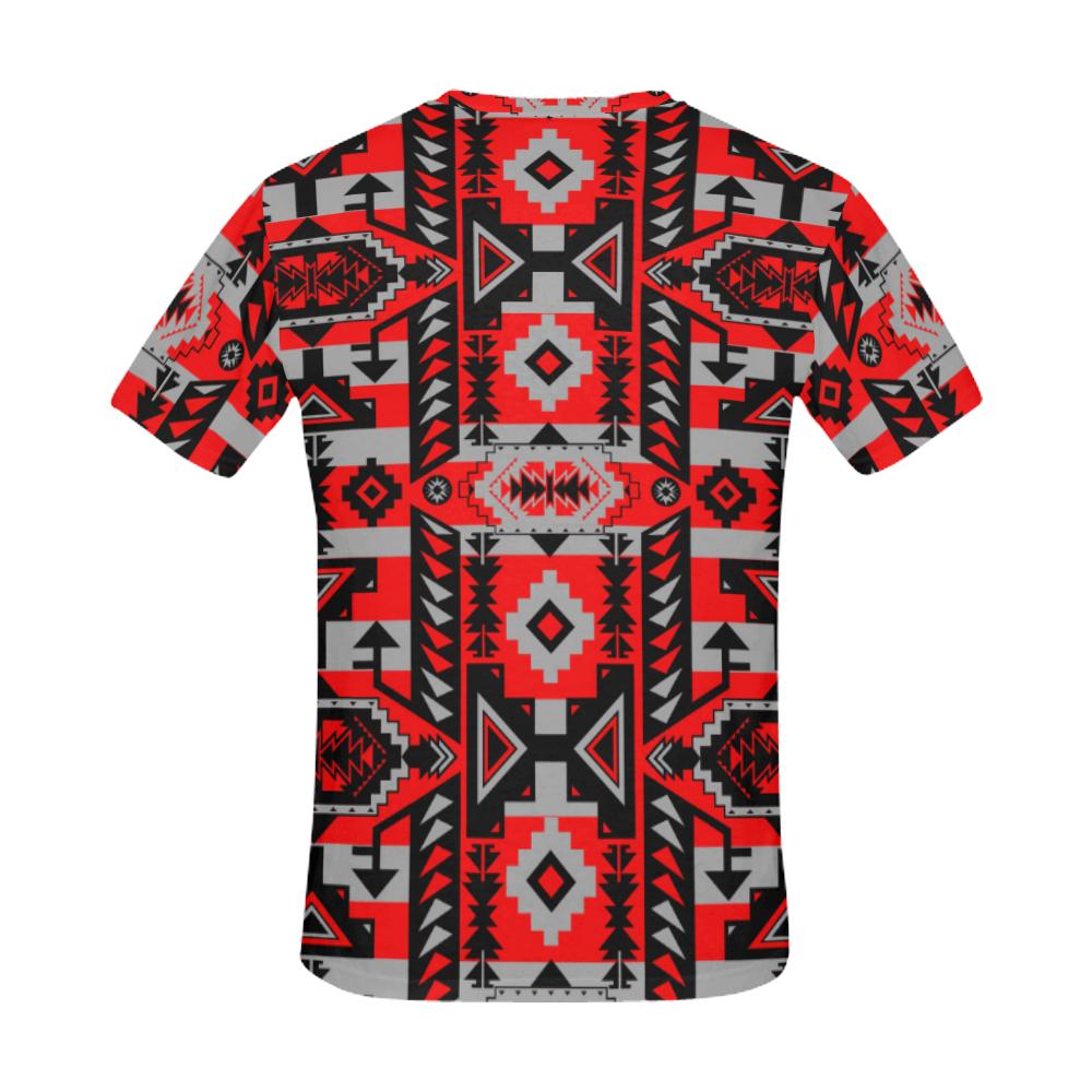 Chiefs Mountain Candy Sierra All Over Print T-Shirt for Men (USA Size) (Model T40) All Over Print T-Shirt for Men (T40) e-joyer