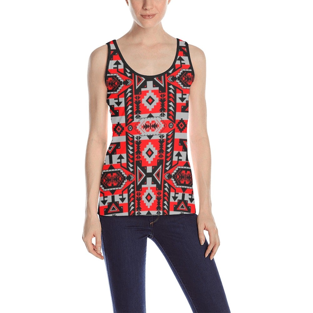 Chiefs Mountain Candy Sierra All Over Print Tank Top for Women (Model T43) All Over Print Tank Top for Women (T43) e-joyer