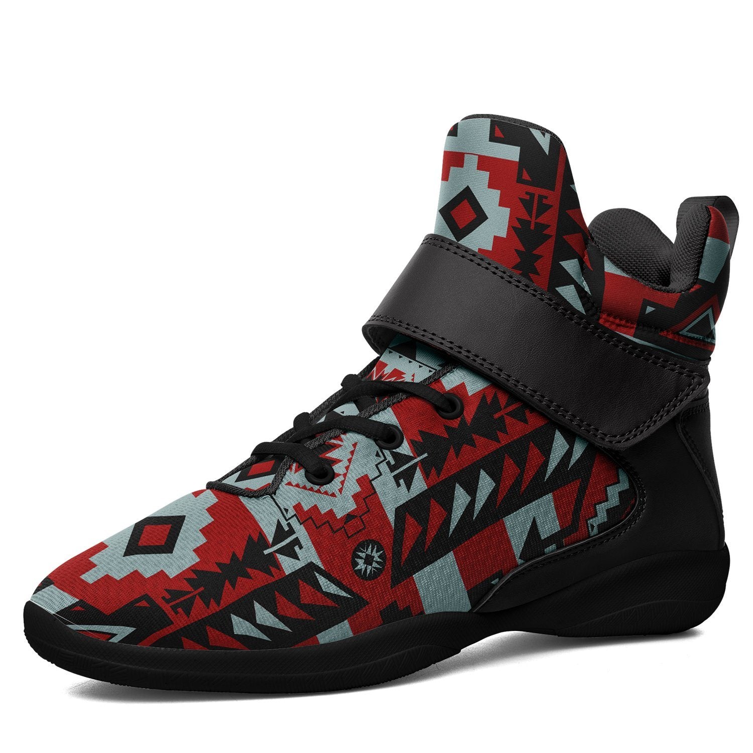 Chiefs Mountain Candy Sierra Dark Ipottaa Basketball / Sport High Top Shoes 49 Dzine US Women 4.5 / US Youth 3.5 / EUR 35 Black Sole with Black Strap 
