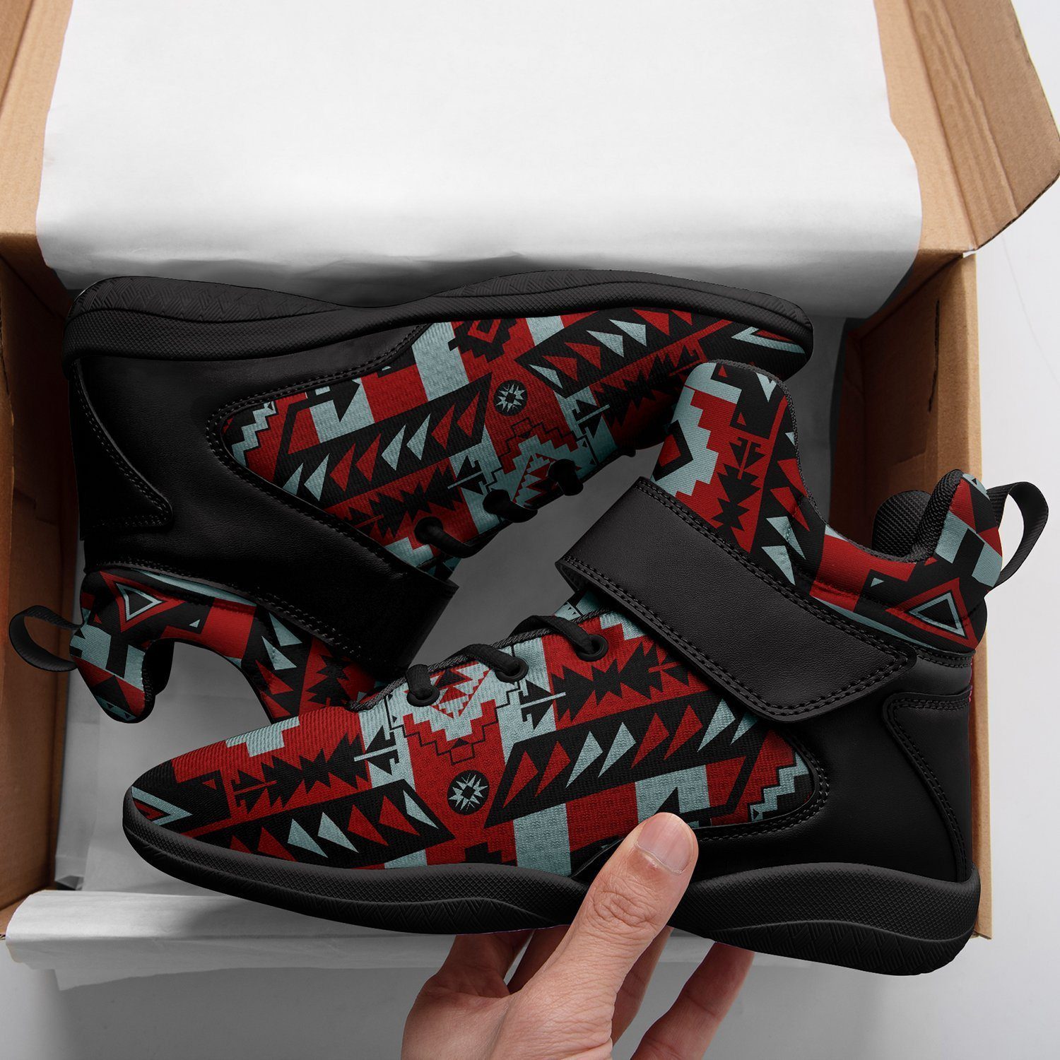 Chiefs Mountain Candy Sierra Dark Ipottaa Basketball / Sport High Top Shoes - Black Sole 49 Dzine
