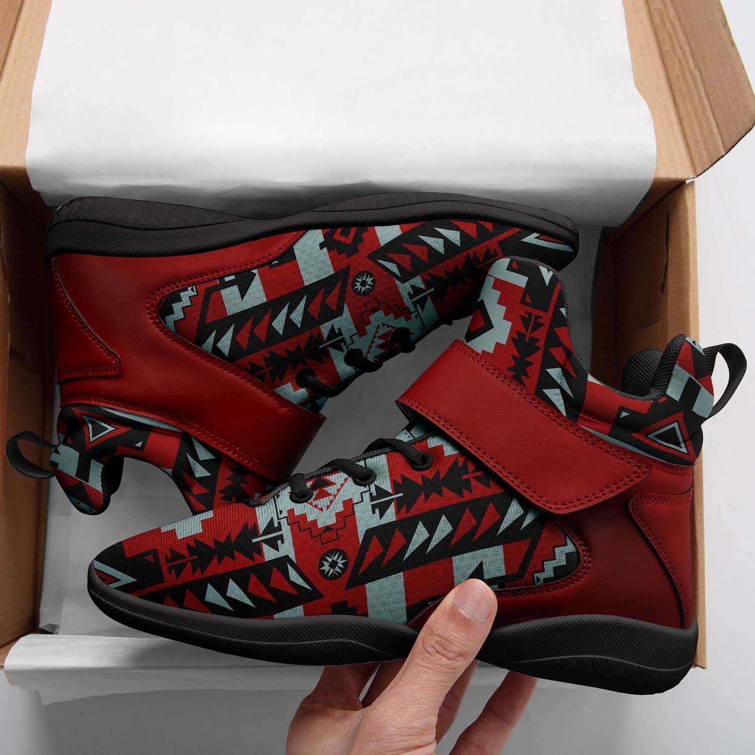 Chiefs Mountain Candy Sierra Dark Ipottaa Basketball / Sport High Top Shoes - Black Sole 49 Dzine