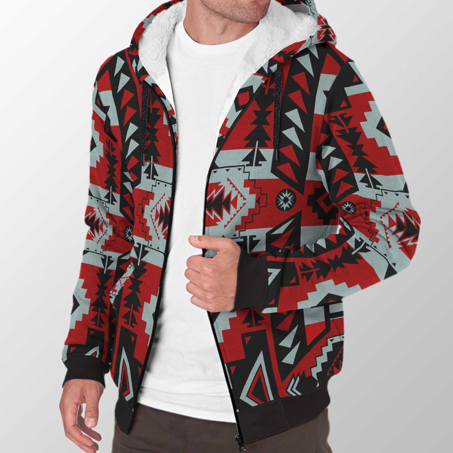Chiefs Mountain Candy Sierra Sherpa Hoodie 49 Dzine
