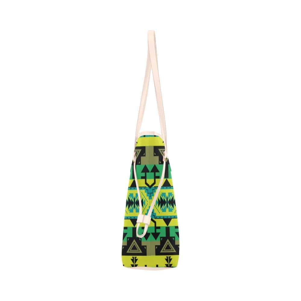 Chiefs Mountain Clover Canvas Tote Bag (Model 1661) Clover Canvas Tote Bag (1661) e-joyer