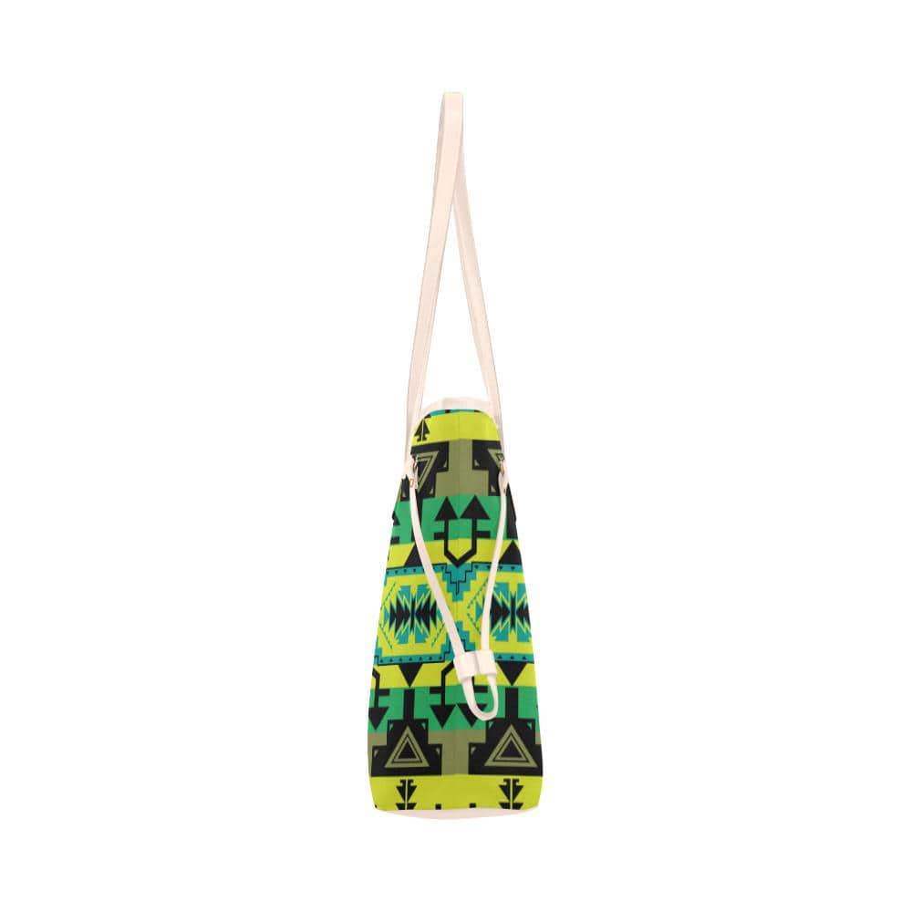 Chiefs Mountain Clover Canvas Tote Bag (Model 1661) Clover Canvas Tote Bag (1661) e-joyer