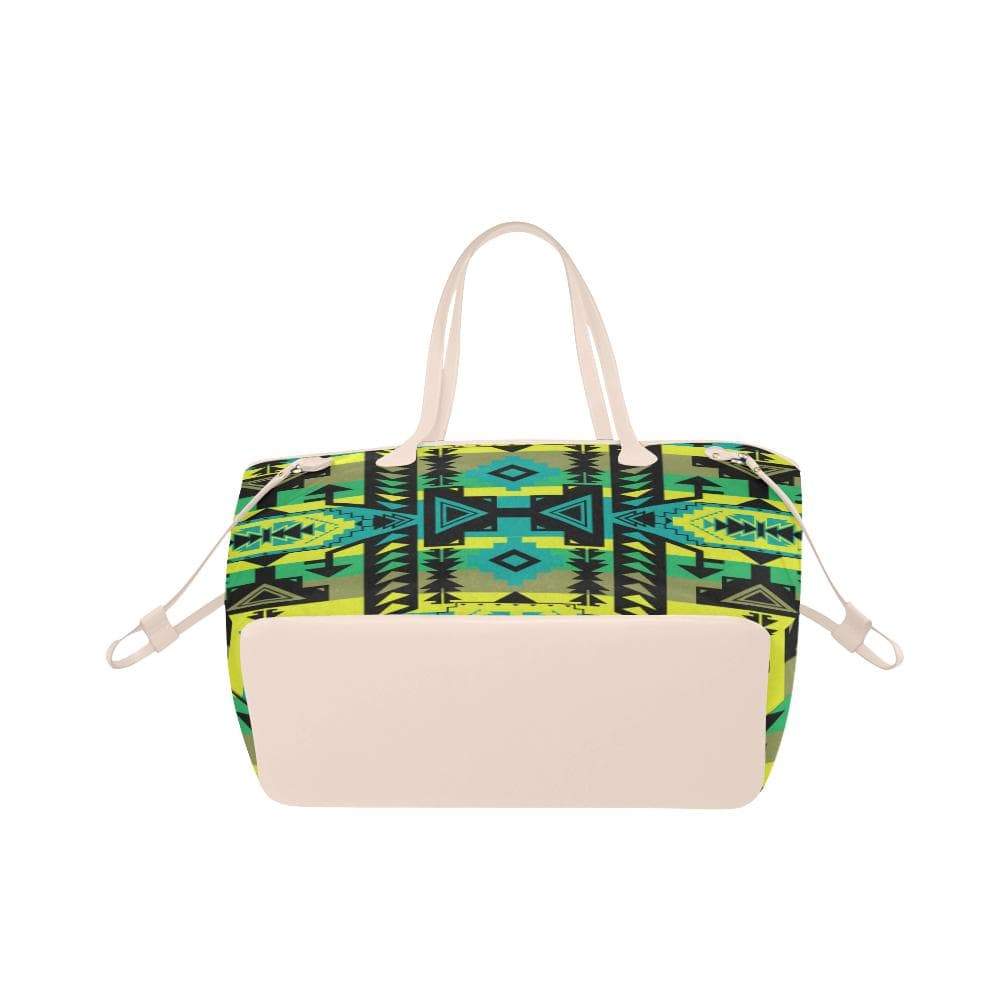 Chiefs Mountain Clover Canvas Tote Bag (Model 1661) Clover Canvas Tote Bag (1661) e-joyer