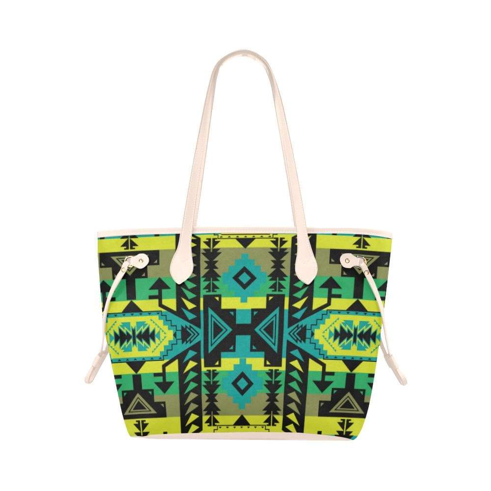Chiefs Mountain Clover Canvas Tote Bag (Model 1661) Clover Canvas Tote Bag (1661) e-joyer