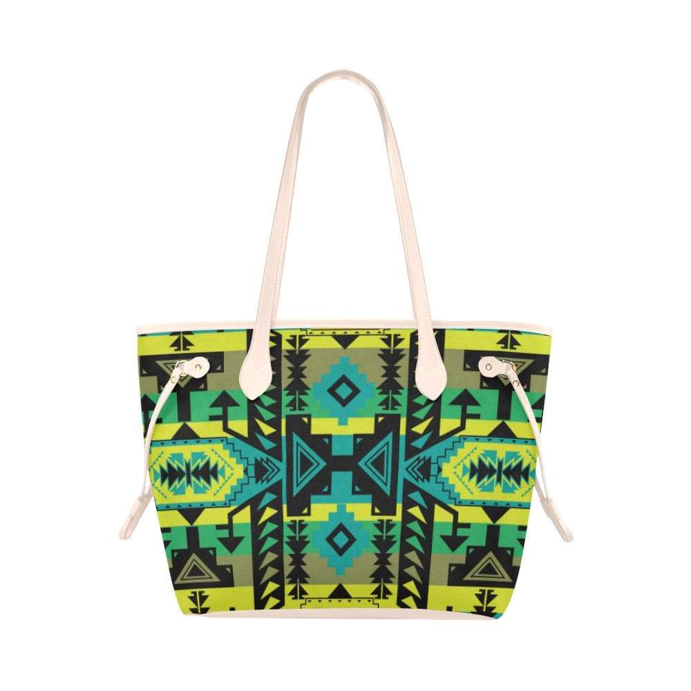 Chiefs Mountain Clover Canvas Tote Bag (Model 1661) Clover Canvas Tote Bag (1661) e-joyer