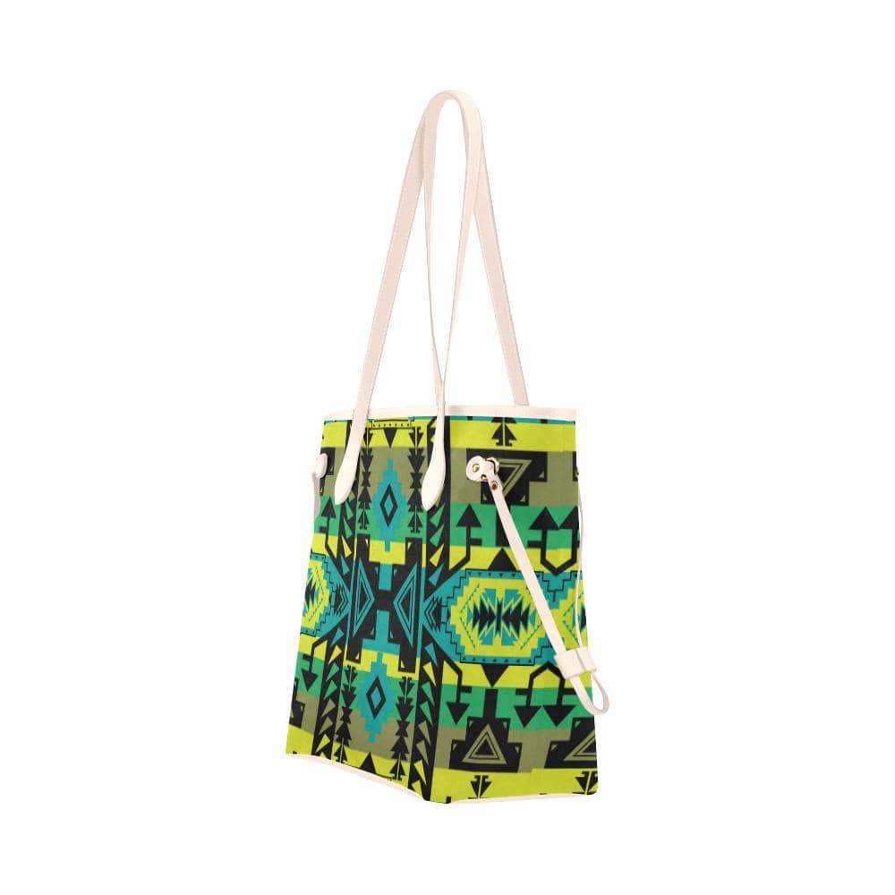 Chiefs Mountain Clover Canvas Tote Bag (Model 1661) Clover Canvas Tote Bag (1661) e-joyer