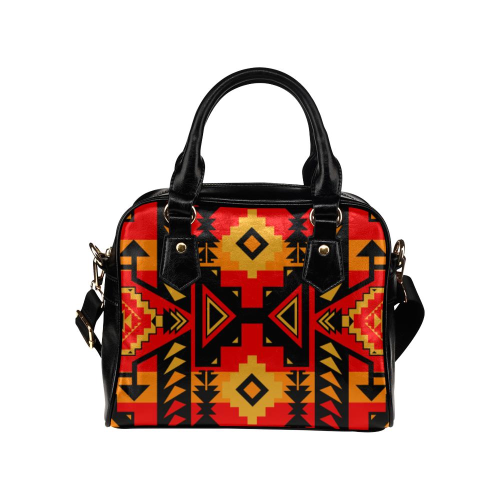 Chiefs Mountain Fire Shoulder Handbag (Model 1634) Shoulder Handbags (1634) e-joyer