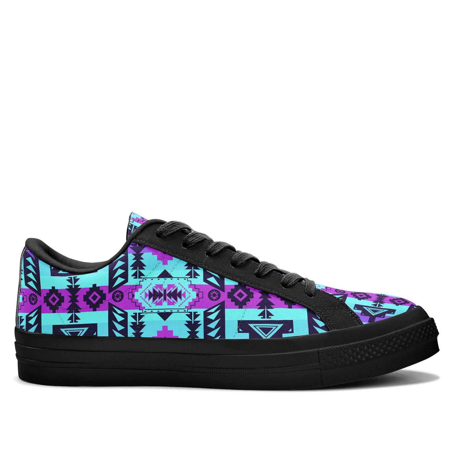 Chiefs Mountain Moon Shadow Aapisi Low Top Canvas Shoes Black Sole 49 Dzine